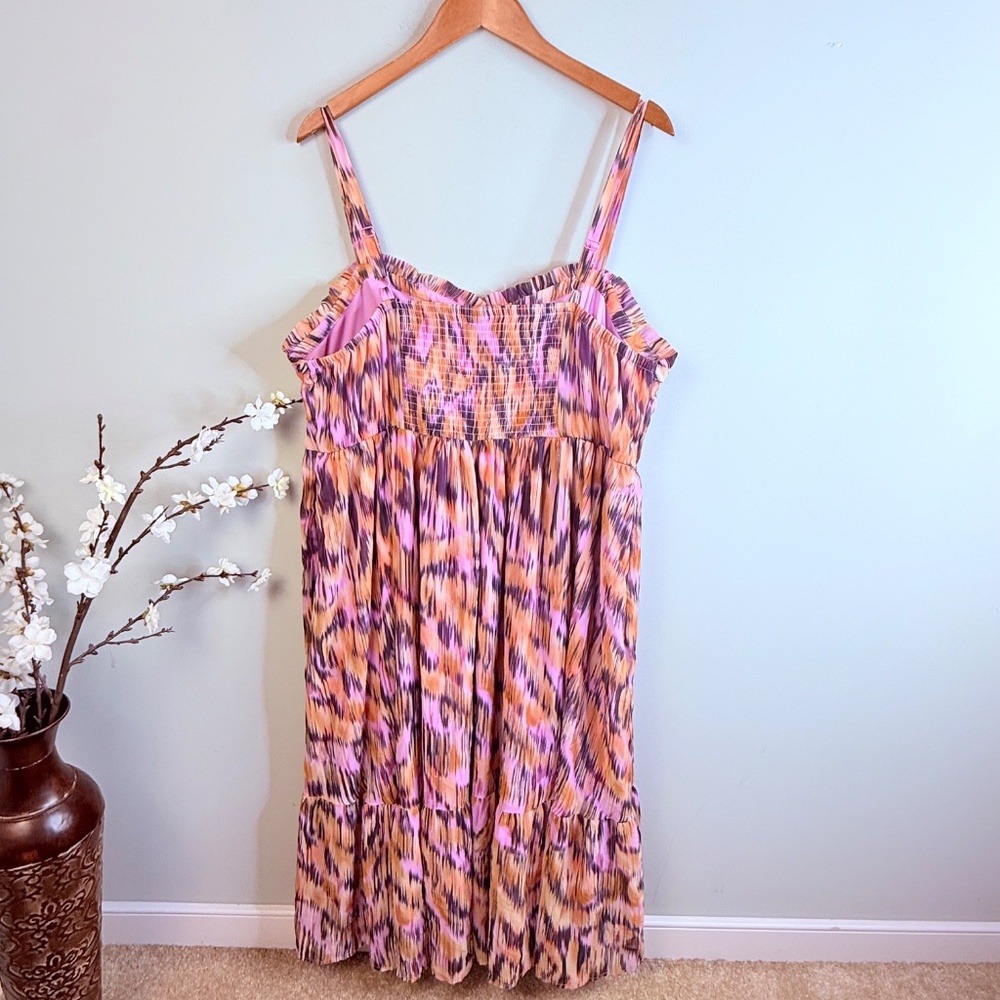 Torrid Midi Chiffon Sleeveless Tiered Dress Size 2X - Picture 6 of 6